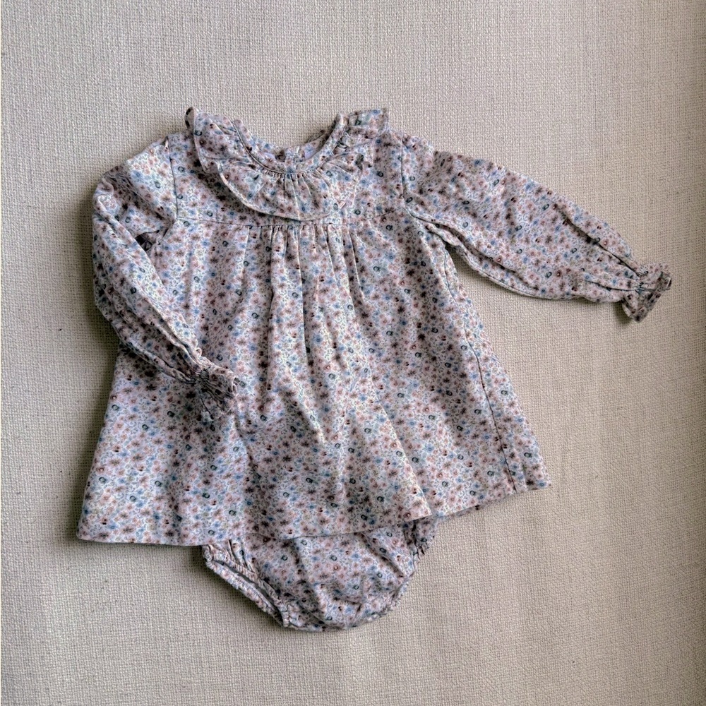 Floral Long Sleeve Baby set, size 2T